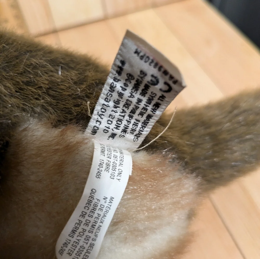 Hansa Brown Plush Ferret Toy preown